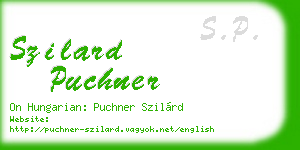 szilard puchner business card